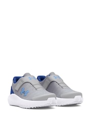 Under Armour Grey Surge 4 Trainers - Image 3 of 5