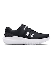 Under Armour Black/White Surge 4 Trainers - Image 1 of 5