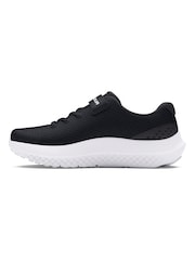 Under Armour Black/White Surge 4 Trainers - Image 2 of 5
