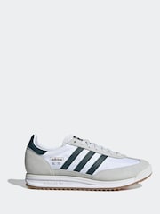 adidas Originals White SL 72 RS Trainers - Image 1 of 9