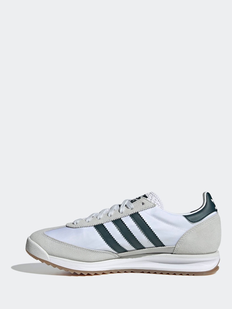 adidas Originals White SL 72 RS Trainers - Image 2 of 9 adidas Originals White SL 72 RS Trainers - Image 2 of 9