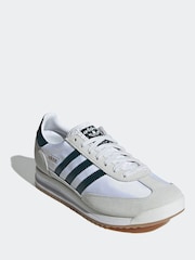 adidas Originals White SL 72 RS Trainers - Image 4 of 9