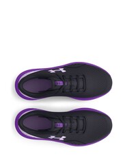Under Armour Black/Purple Surge 4 Trainers - Image 6 of 7