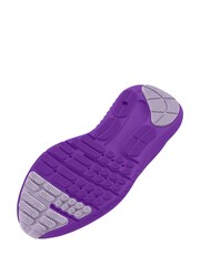 Under Armour Black/Purple Surge 4 Trainers - Image 7 of 7