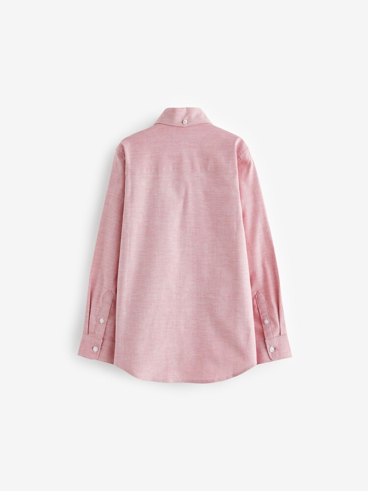 Berry Pink Single Oxford Shirt (3-16yrs) - Image 2 of 3