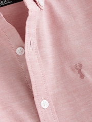 Berry Pink Single Oxford Shirt (3-16yrs) - Image 3 of 3