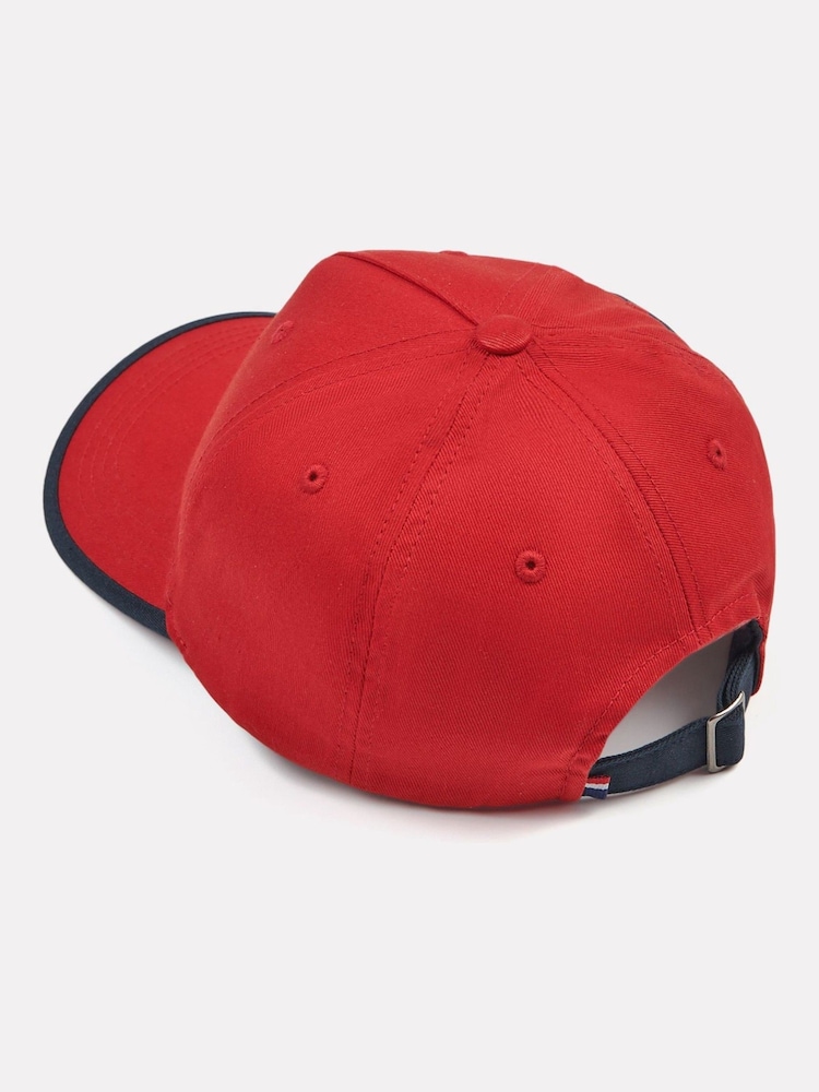 U.S. Polo Assn Red Player 3 Baseball Cap - Image 2 of 5 U.S. Polo Assn Red Player 3 Baseball Cap - Image 2 of 5