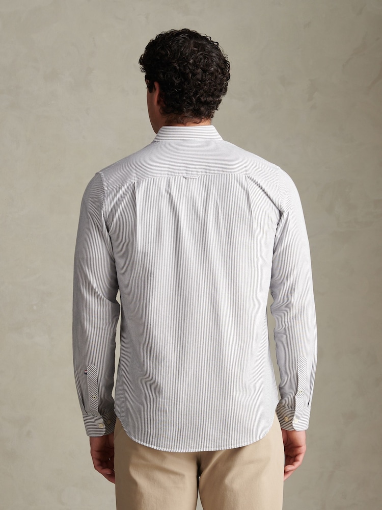 U.S. Polo Assn. Blue Oxford Stripe Shirt - Image 2 of 6 U.S. Polo Assn. Blue Oxford Stripe Shirt - Image 2 of 6