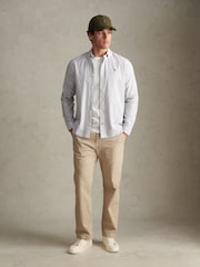 U.S. Polo Assn. Blue Oxford Stripe Shirt - Image 3 of 6