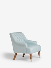 Laura Ashley Sweet Allysum Pale Seapsray Blue Ropsley Accent Chair - Image 4 of 9