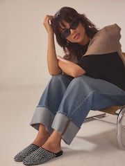 Black Forever Comfort Healseal Mules - Image 2 of 9