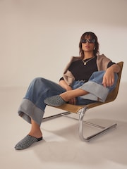 Black Forever Comfort Healseal Mules - Image 3 of 9