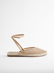 Nude Cream Forever Comfort® Mesh Espadrille Sandals - Image 6 of 9
