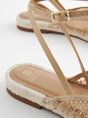 Nude Cream Forever Comfort® Mesh Espadrille Sandals - Image 7 of 9