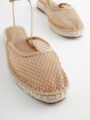 Nude Cream Forever Comfort® Mesh Espadrille Sandals - Image 8 of 9