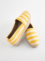 Yellow/White Forever Comfort® Chunky Espadrilles - Image 5 of 6