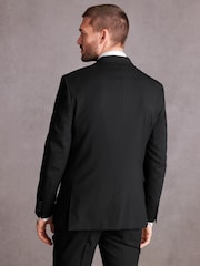 Czarny - Signature Tollegno włoska wełniana kurtka o dopasowanym kroju z teksturą - Image 3 of 11
