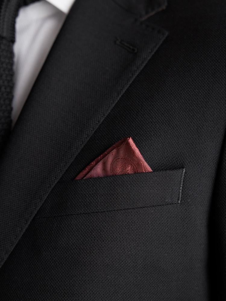 Schwarz - Signature Tollegno Anzugjacke aus strukturierter italienischer Wolle, Slim-Fit - Image 6 of 11