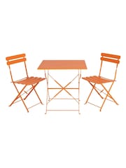 Charles Bentley Orange Garden 2 Seater Bisto Set - Image 3 of 6