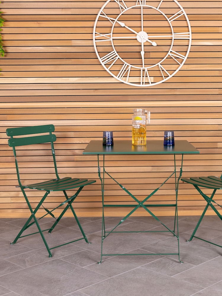 Charles Bentley Green Garden 2 Seater Bisto Set - Image 2 of 6