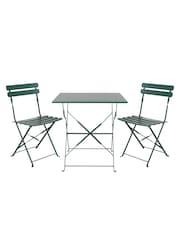 Charles Bentley Green Garden 2 Seater Bisto Set - Image 3 of 6