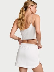 Victoria's Secret White Fleece Popper Skirt - Image 2 of 3