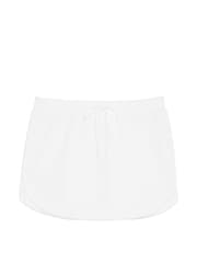 Victoria's Secret White Fleece Popper Skirt - Image 3 of 3