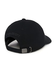 Lyle & Scott Black Tonal Eagle Baseball Cap - Image 2 of 4