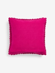 Fuchsia Pink 43 x 43cm Global Bobble Cushion - Image 7 of 7