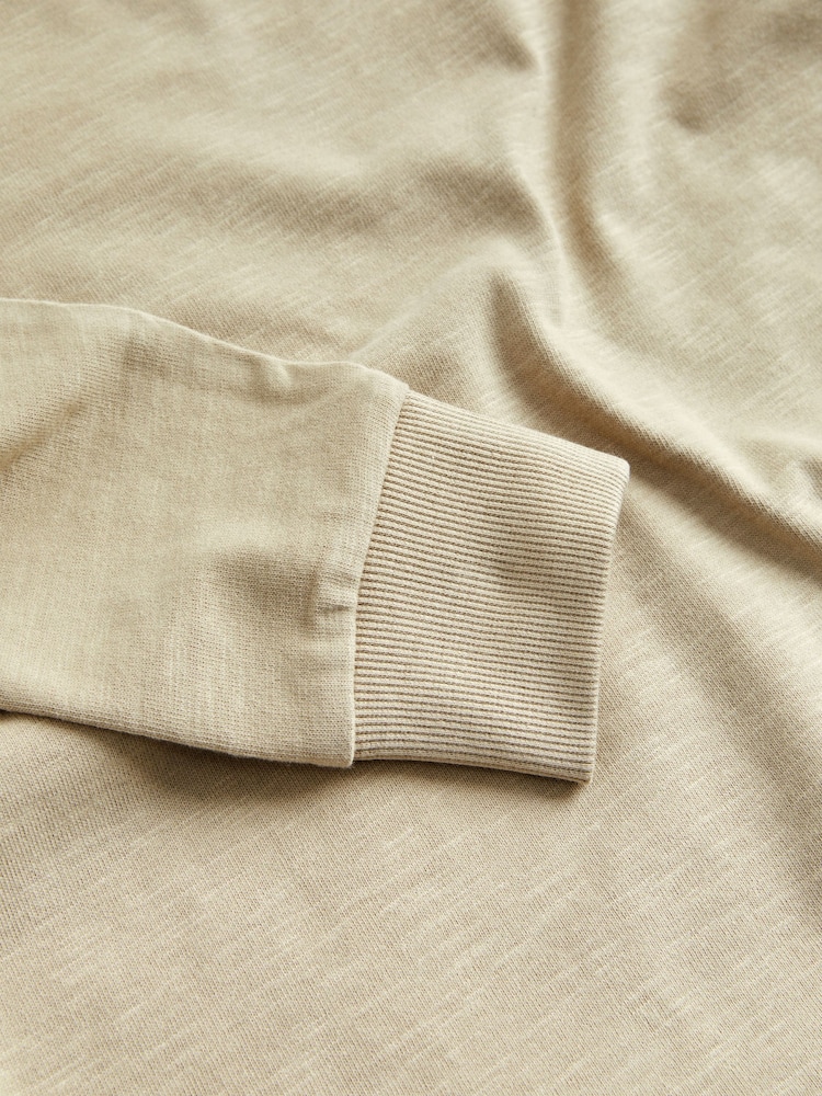 Stone Long Sleeve Cosy T-Shirt (3-16yrs) - Image 3 of 3