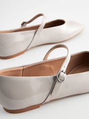 Grey Standard/Wide Fit Forever Comfort® Square Toe Mary Jane Shoes - Image 5 of 7
