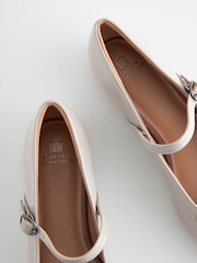 Grey Standard/Wide Fit Forever Comfort® Square Toe Mary Jane Shoes - Image 6 of 7