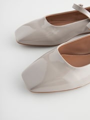 Grey Standard/Wide Fit Forever Comfort® Square Toe Mary Jane Shoes - Image 7 of 7