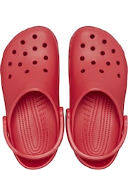 Crocs Red Adults Classic Clogs - Image 4 of 6