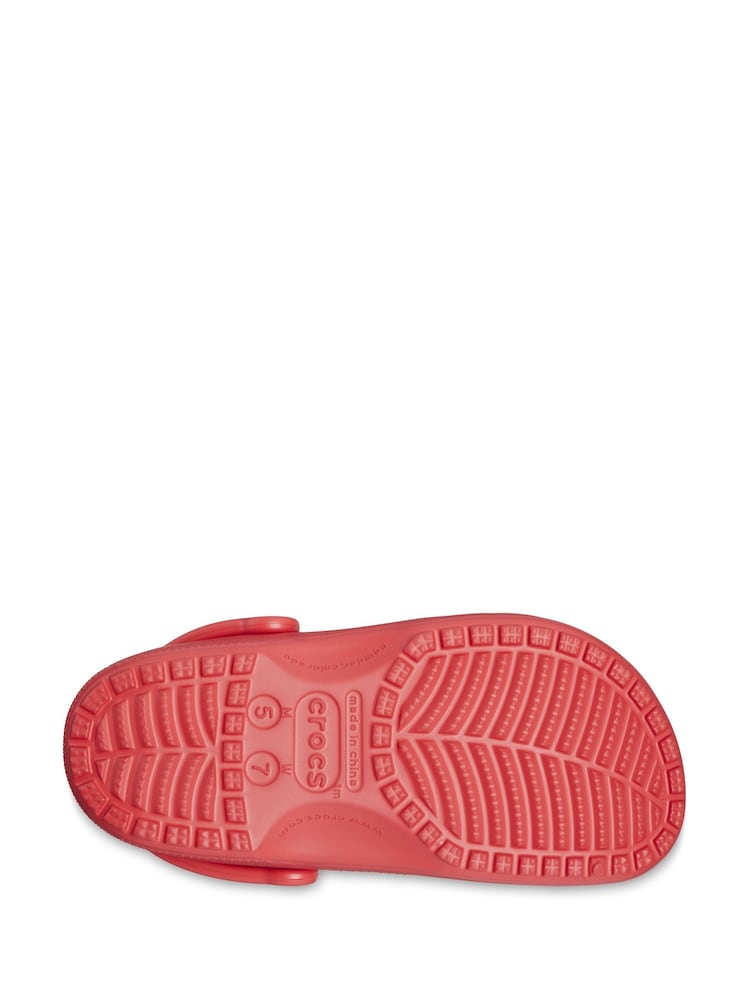 Crocs Red Adults Classic Clogs - Image 6 of 6