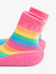 JoJo Maman Bébé Rainbow Indoor Outdoor Slipper Socks - Image 4 of 4