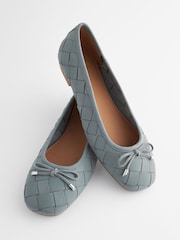 modra - Usnjene tkane balerinke Forever Comfort® - Slika 5 iz 12