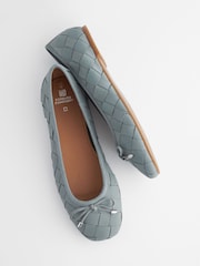 modra - Usnjene tkane balerinke Forever Comfort® - Slika 9 iz 12