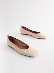 Kost - Signature Square Toe Leather balerinke - Slika 2 iz 11