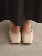 Kost - Signature Square Toe Leather balerinke - Slika 4 iz 11