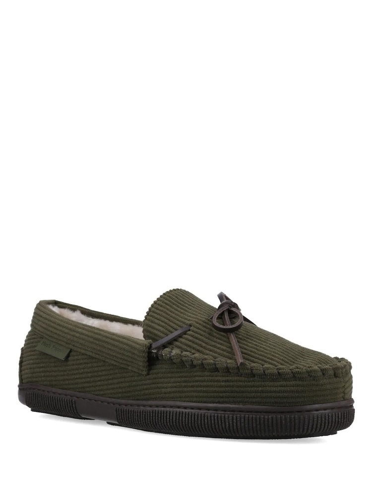 Hush Puppies Green Ace Cord Slippers - Image 2 of 3 Hush Puppies Green Ace Cord Slippers - Image 2 of 3