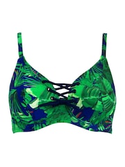 Pour Moi Green Padded Pacific Beach Bikini Top - Image 4 of 5
