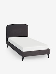 Simple Contemporary Charcoal Grey Kids Matson Standard Upholstered Bed - Image 6 of 8