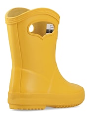 Hunter Yellow Kids First Pull On Wellie Boots - Image 3 of 4