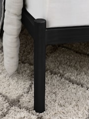 Black Irvine Metal Without Footend Bed Frame - Image 5 of 6