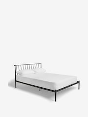 Black Irvine Metal Without Footend Bed Frame - Image 6 of 6