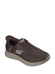 Skechers Brown GO WALK Flex Hands Up Shoes - Image 2 of 3