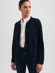 Hobbs Blue Dawn Knitted Jacket - Image 1 of 4