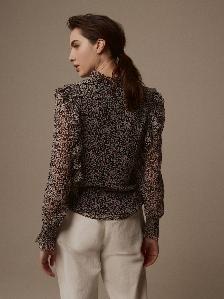 Blusa de gasa con volantes y estampado de florecitas Morston de Laura Ashley - Imagen 2 de 8 Blusa de gasa con volantes y estampado de florecitas Morston de Laura Ashley - Imagen 2 de 8