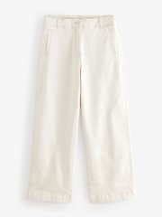 Laura Ashley Ecru White Wide Leg Jeans - Image 6 of 6